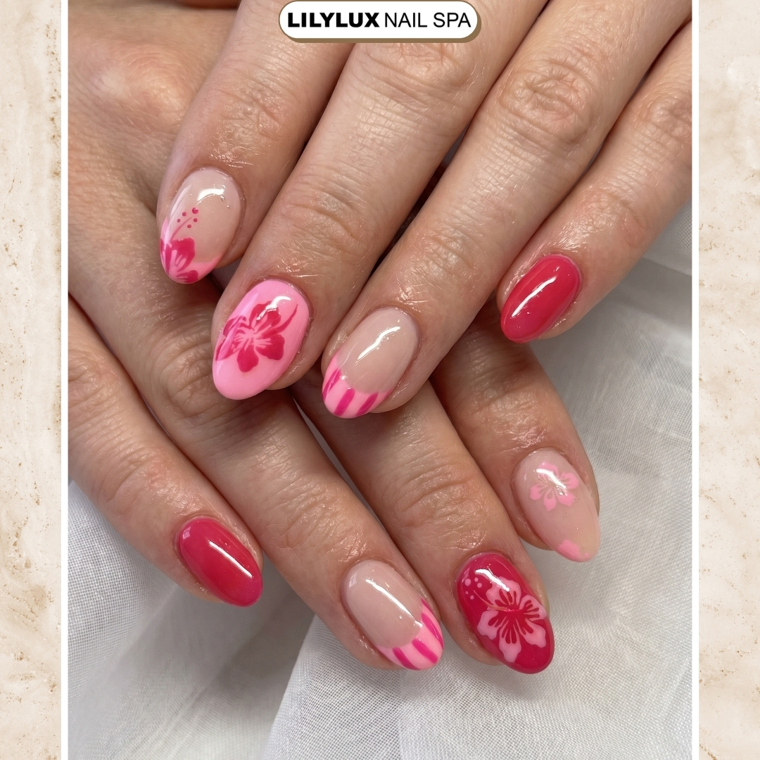 Nail art design at Organic Nails Orleans