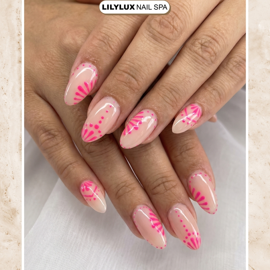 Nail art design at Organic Nails Orleans