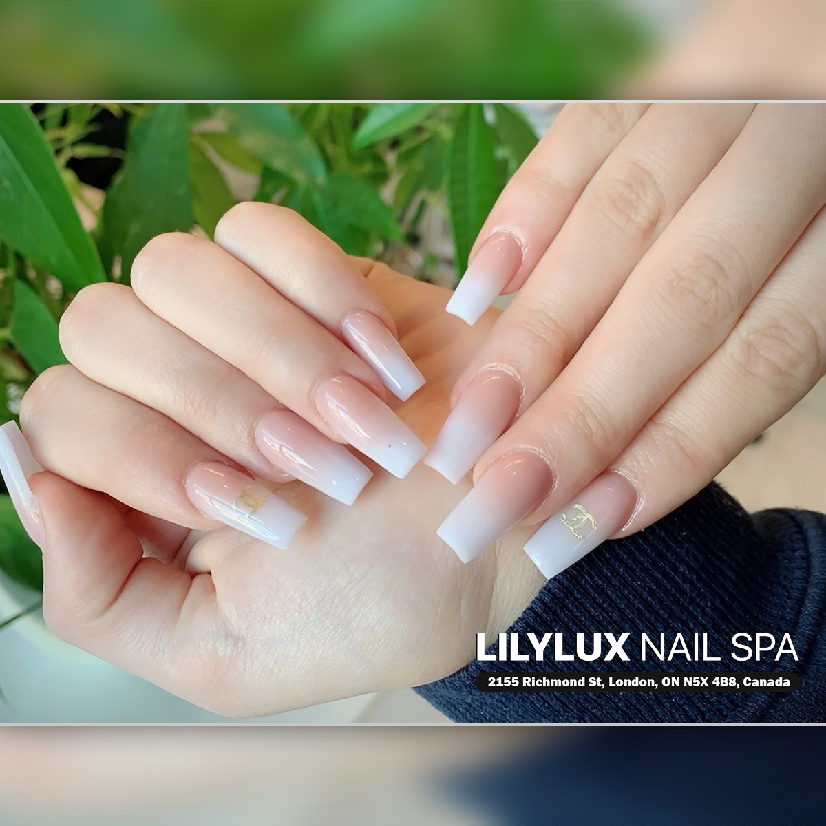 Nail art design at Organic Nails Orleans