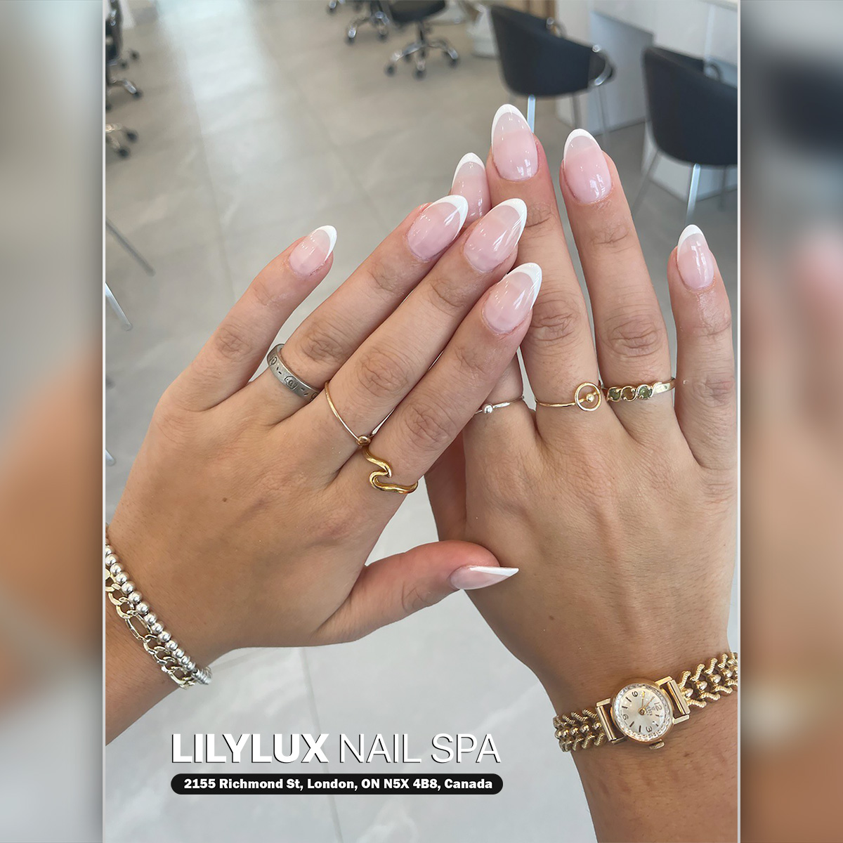 Nail art design at Organic Nails Orleans