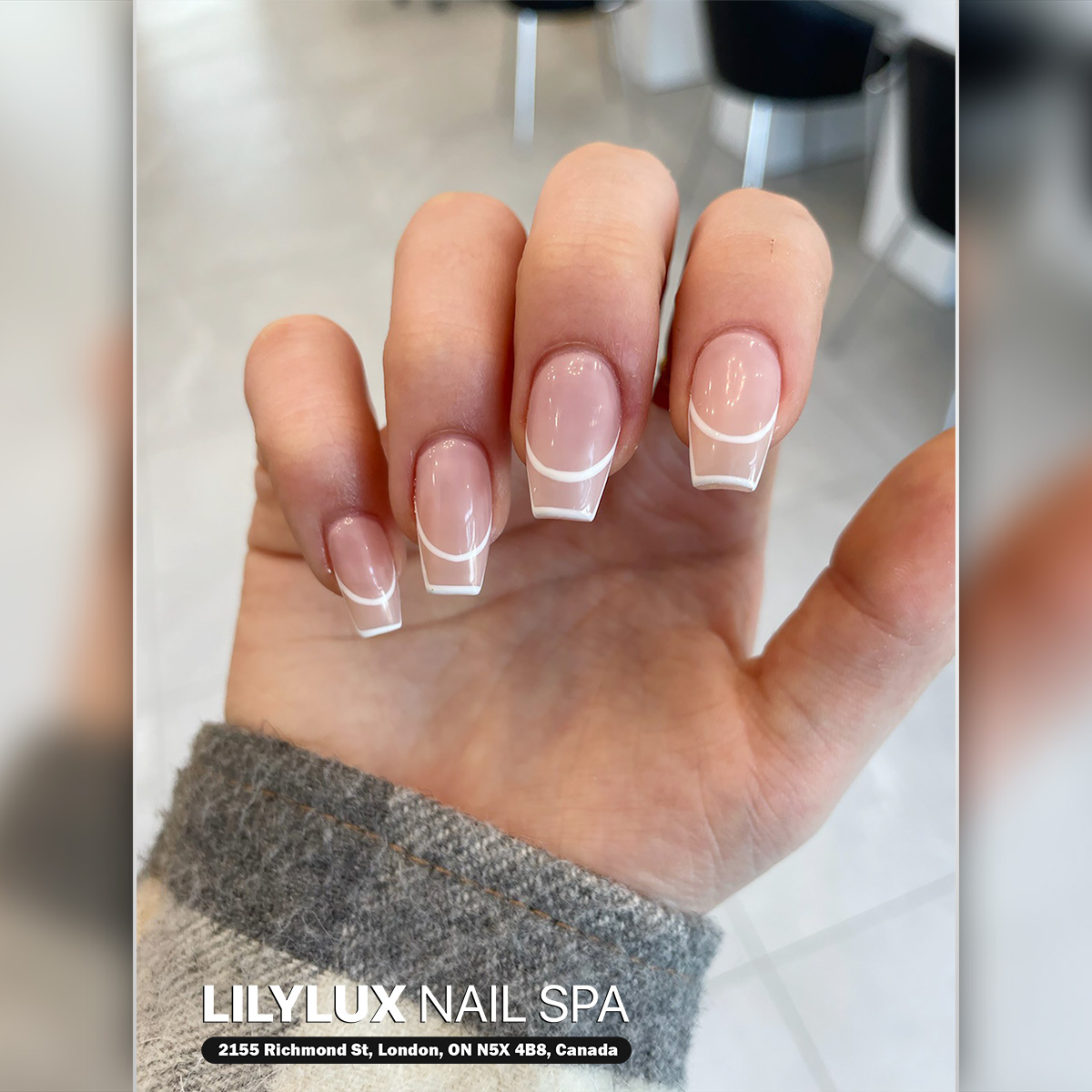 Nail art design at Organic Nails Orleans