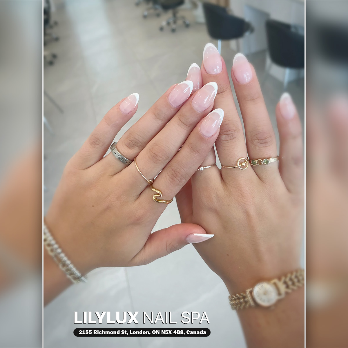 Nail art design at Organic Nails Orleans