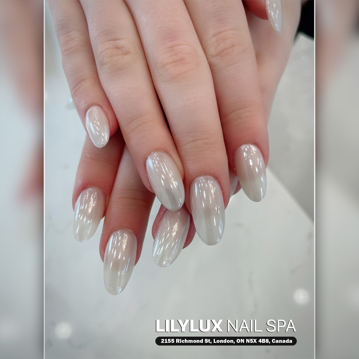 Nail art design at Organic Nails Orleans