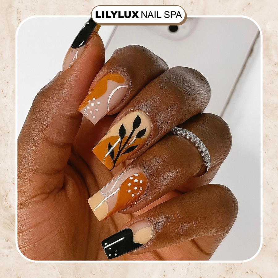 Nail art design at Organic Nails Orleans