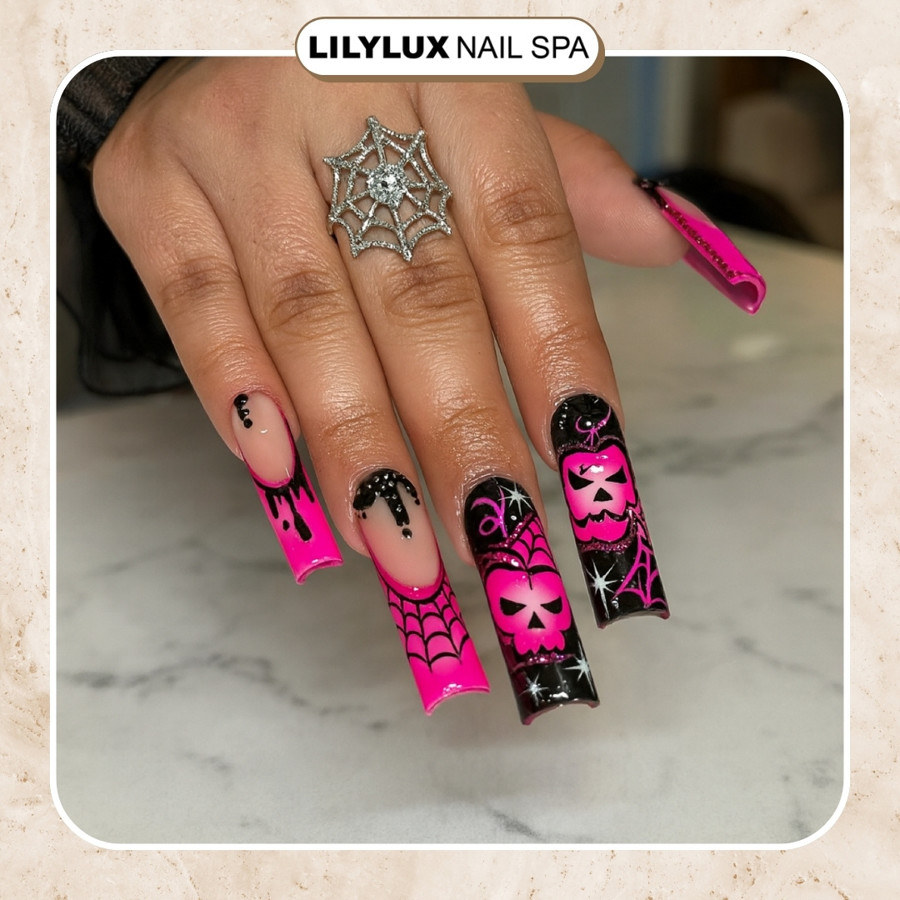 Nail art design at Organic Nails Orleans