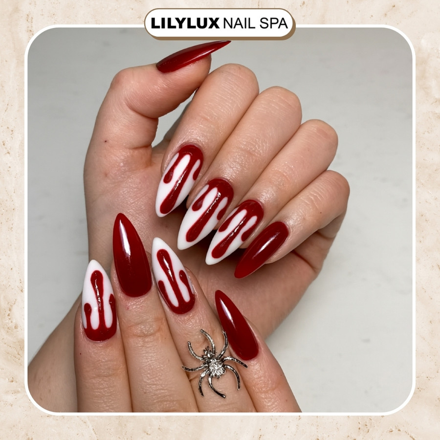 Nail art design at Organic Nails Orleans