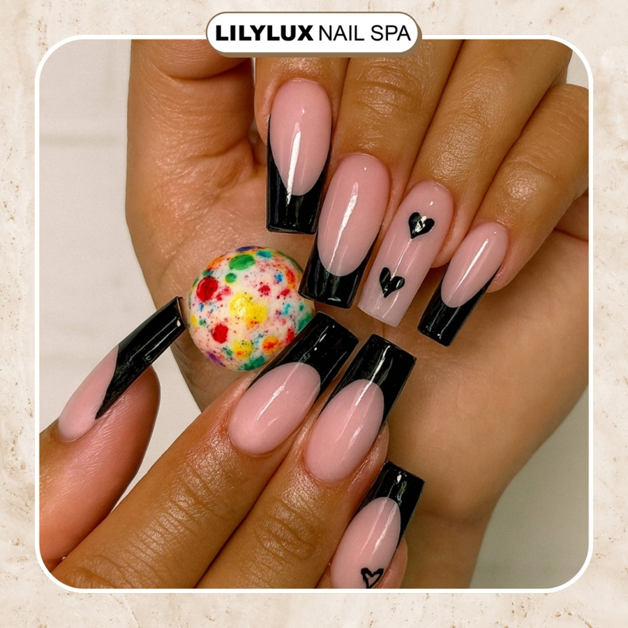 Nail art design at Organic Nails Orleans