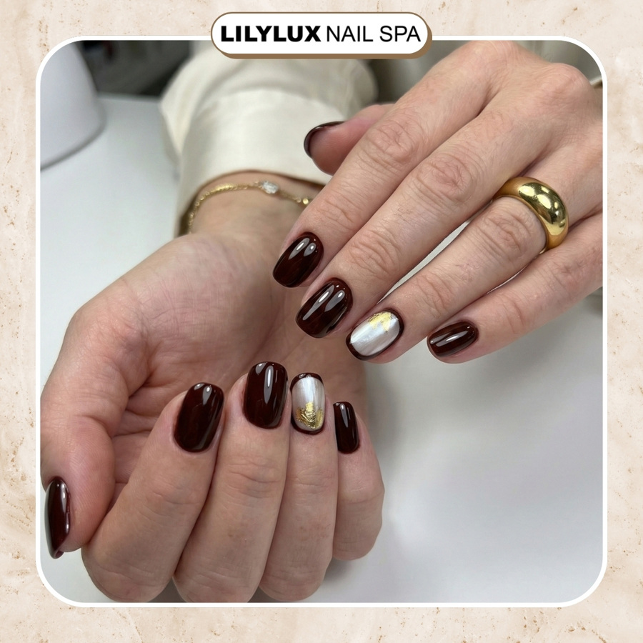 Nail art design at Organic Nails Orleans