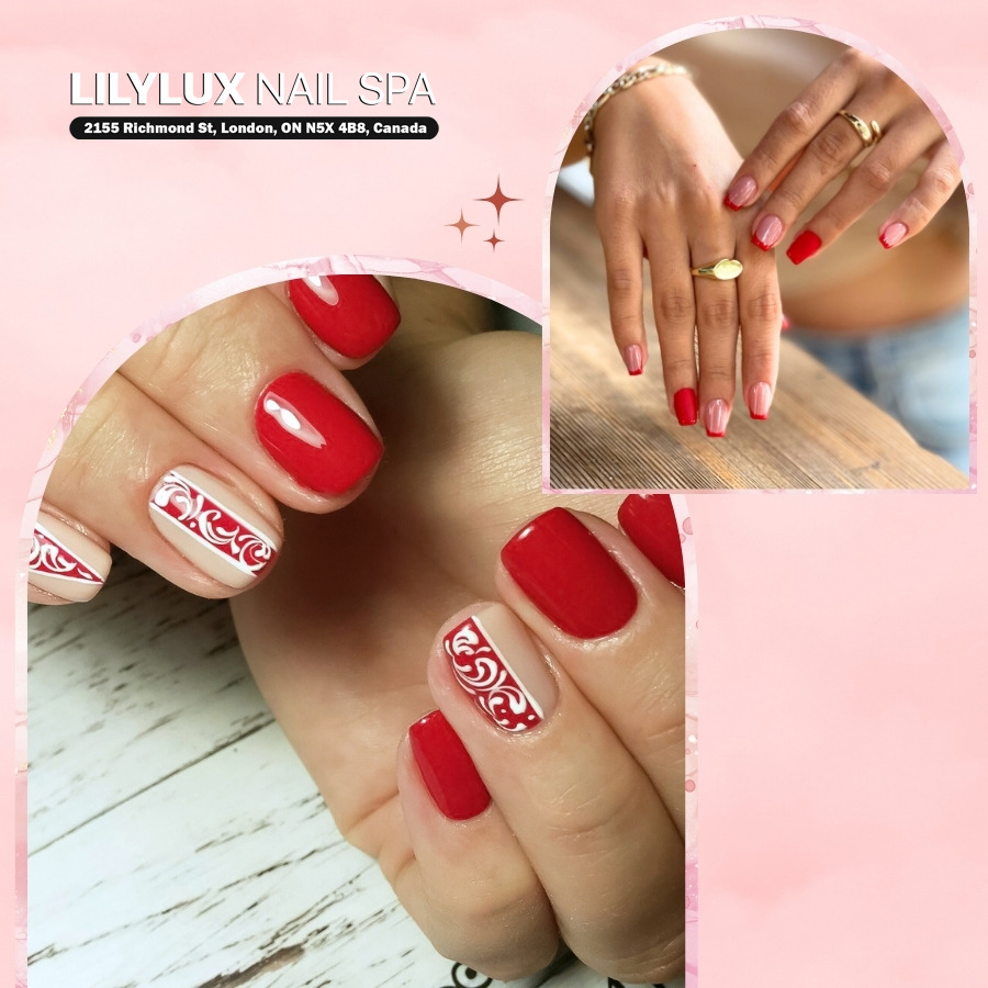 Nail art design at Organic Nails Orleans
