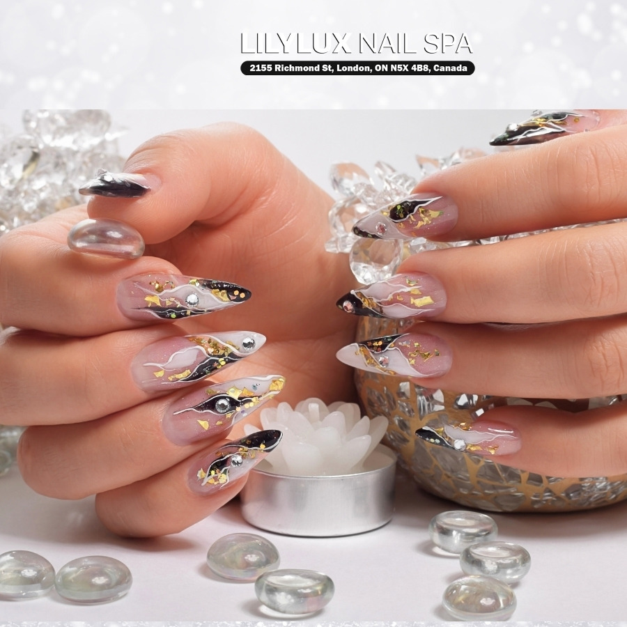 Nail art design at Organic Nails Orleans