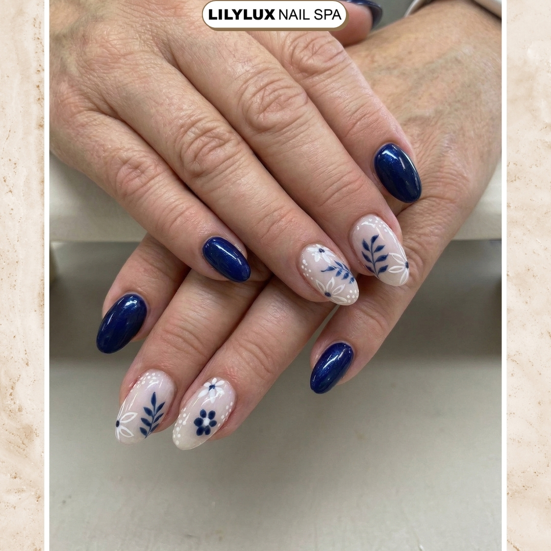 Nail art design at Organic Nails Orleans