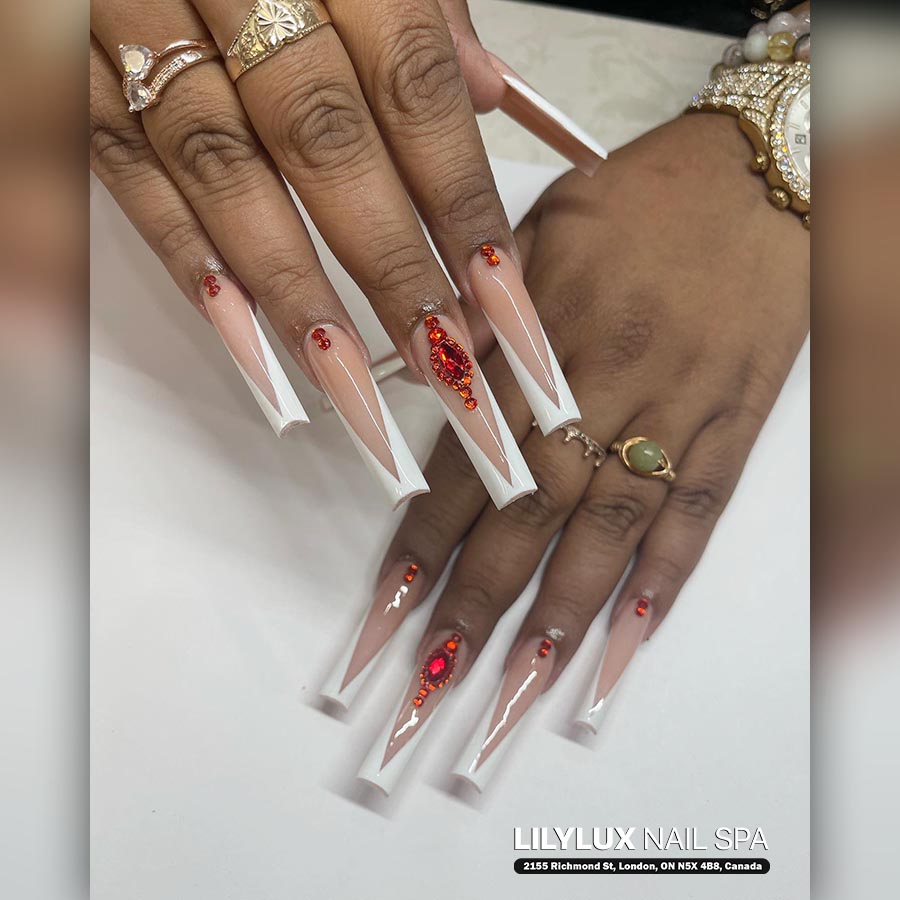 Nail art design at Organic Nails Orleans