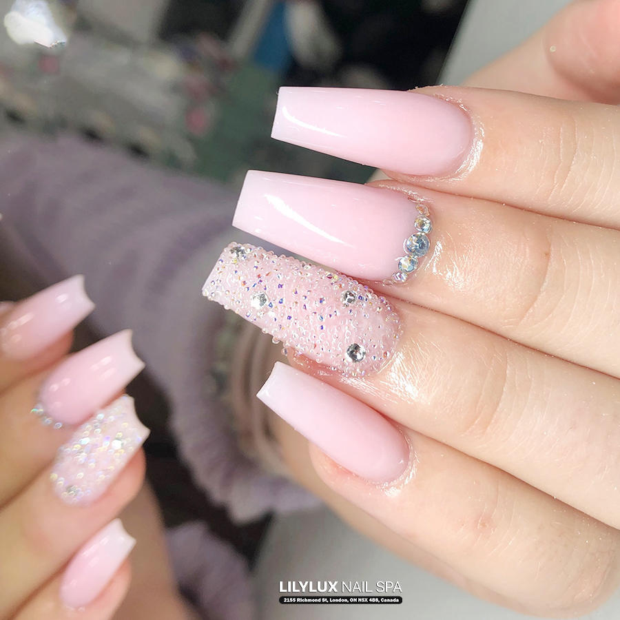 Nail art design at Organic Nails Orleans