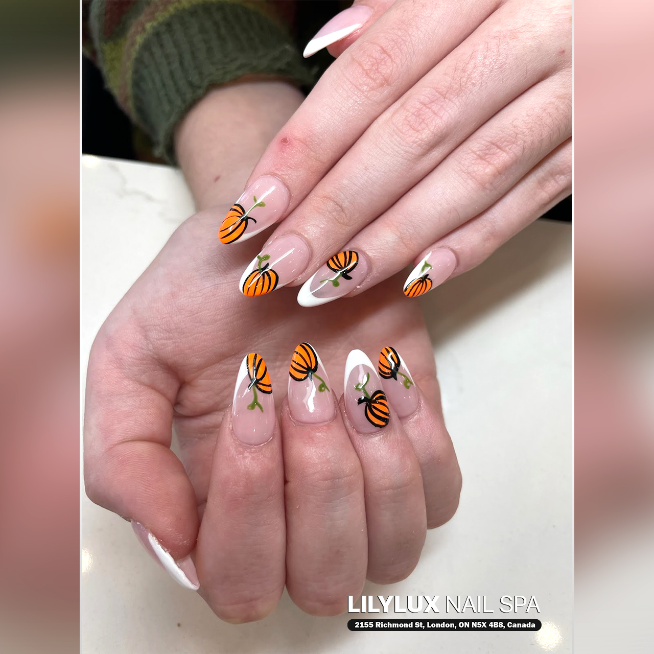 Nail art design at Organic Nails Orleans