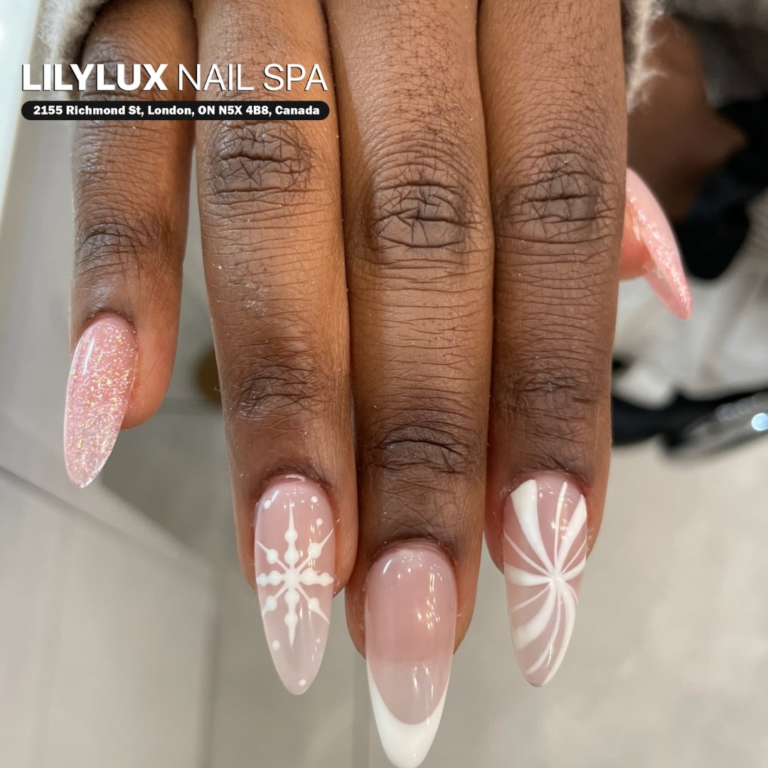 Nail art design at Organic Nails Orleans