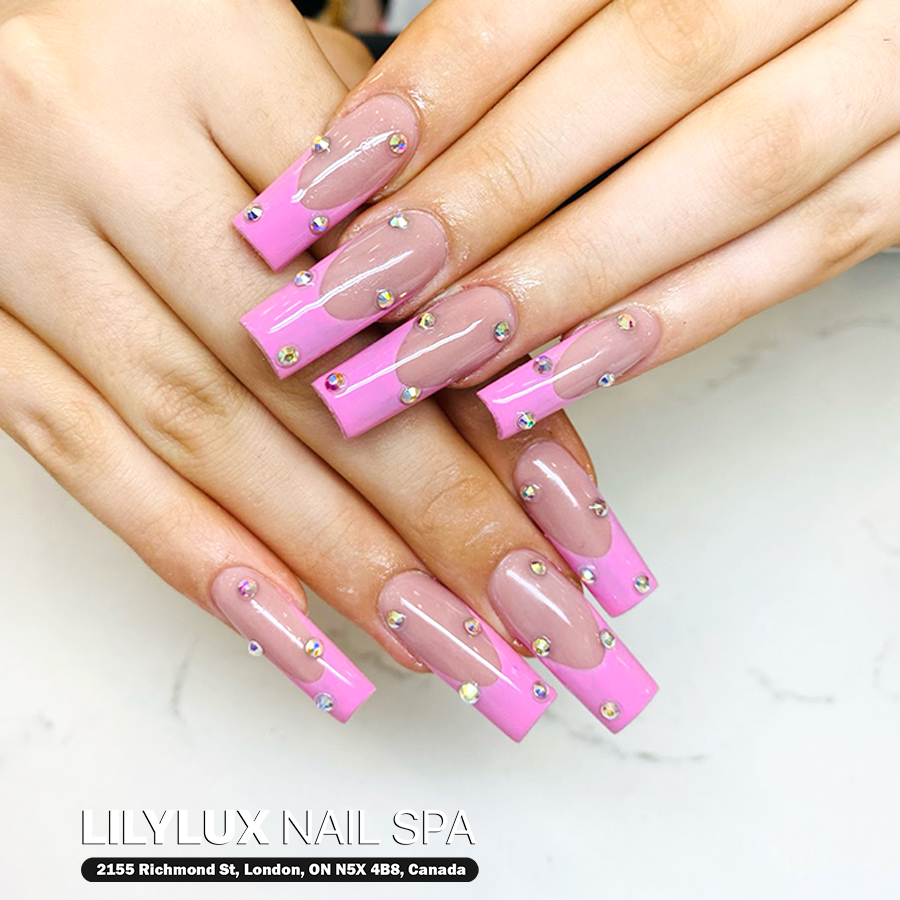 Nail art design at Organic Nails Orleans