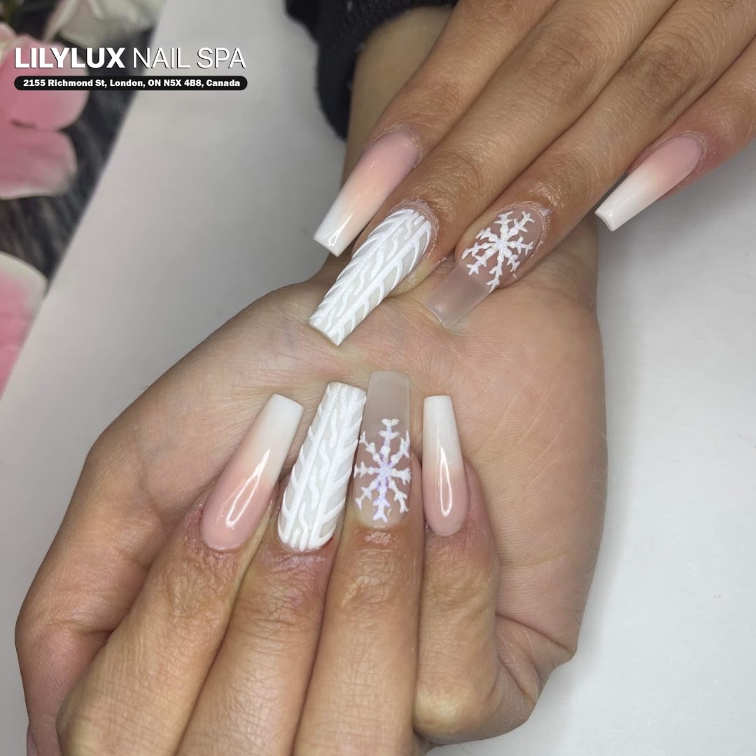 Nail art design at Organic Nails Orleans