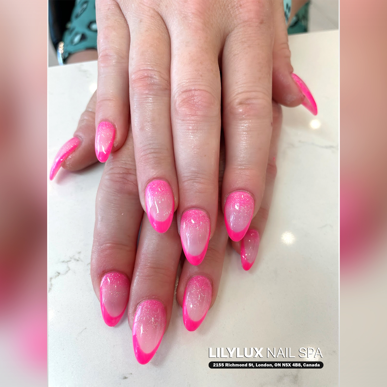 Nail art design at Organic Nails Orleans