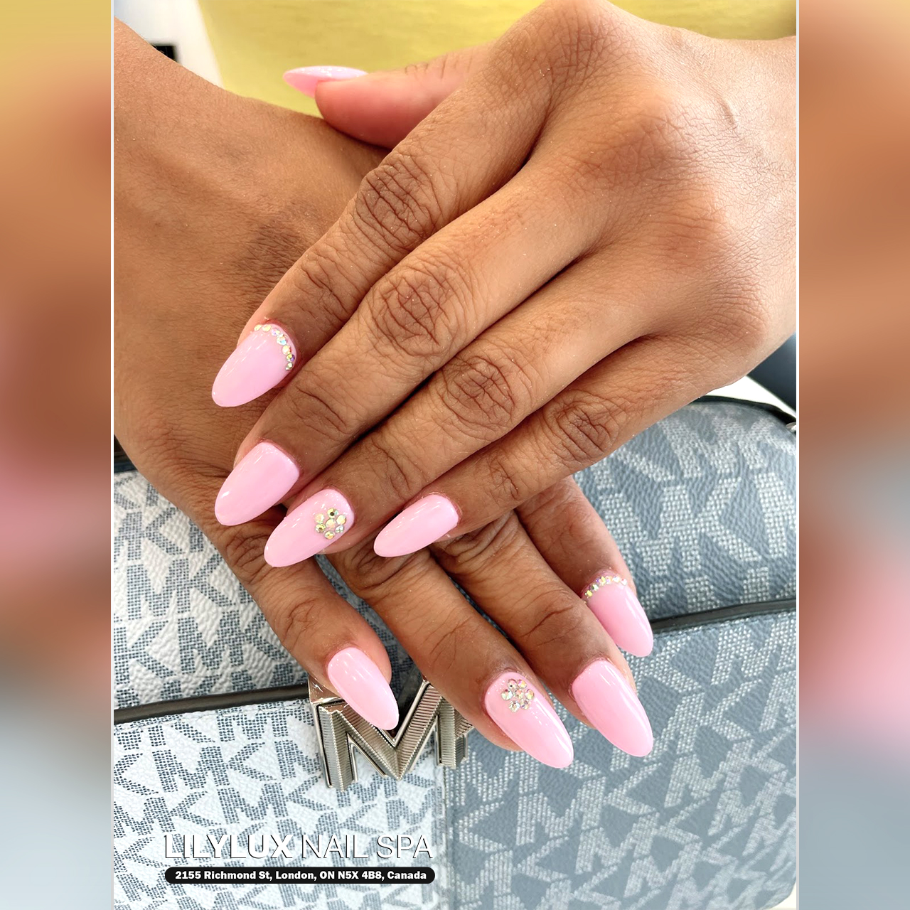 Nail art design at Organic Nails Orleans