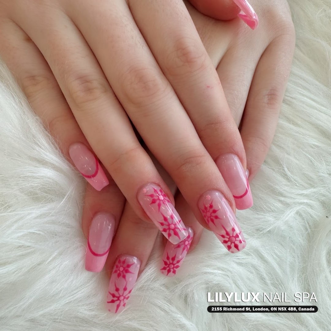 Nail art design at Organic Nails Orleans