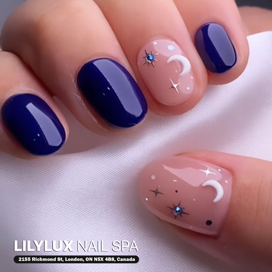 Nail art design at Organic Nails Orleans