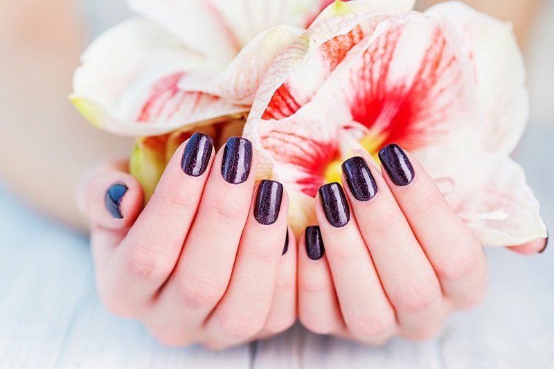 Nail art design at Organic Nails Orleans