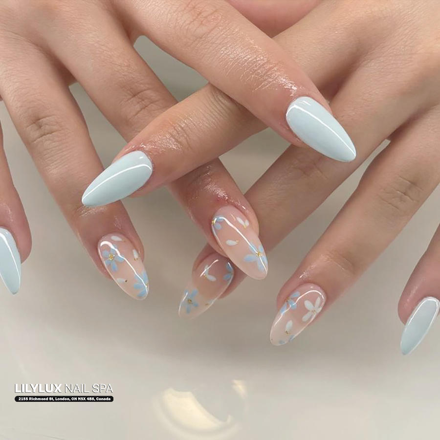 Nail art design at Organic Nails Orleans