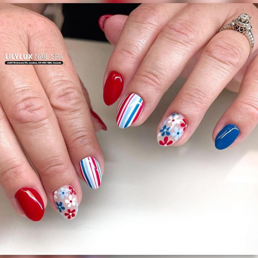 Nail art design at Organic Nails Orleans