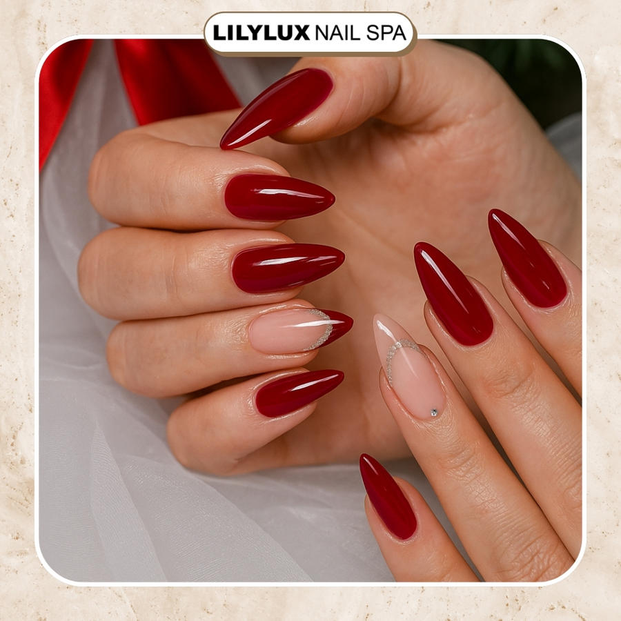 Nail art design at Organic Nails Orleans