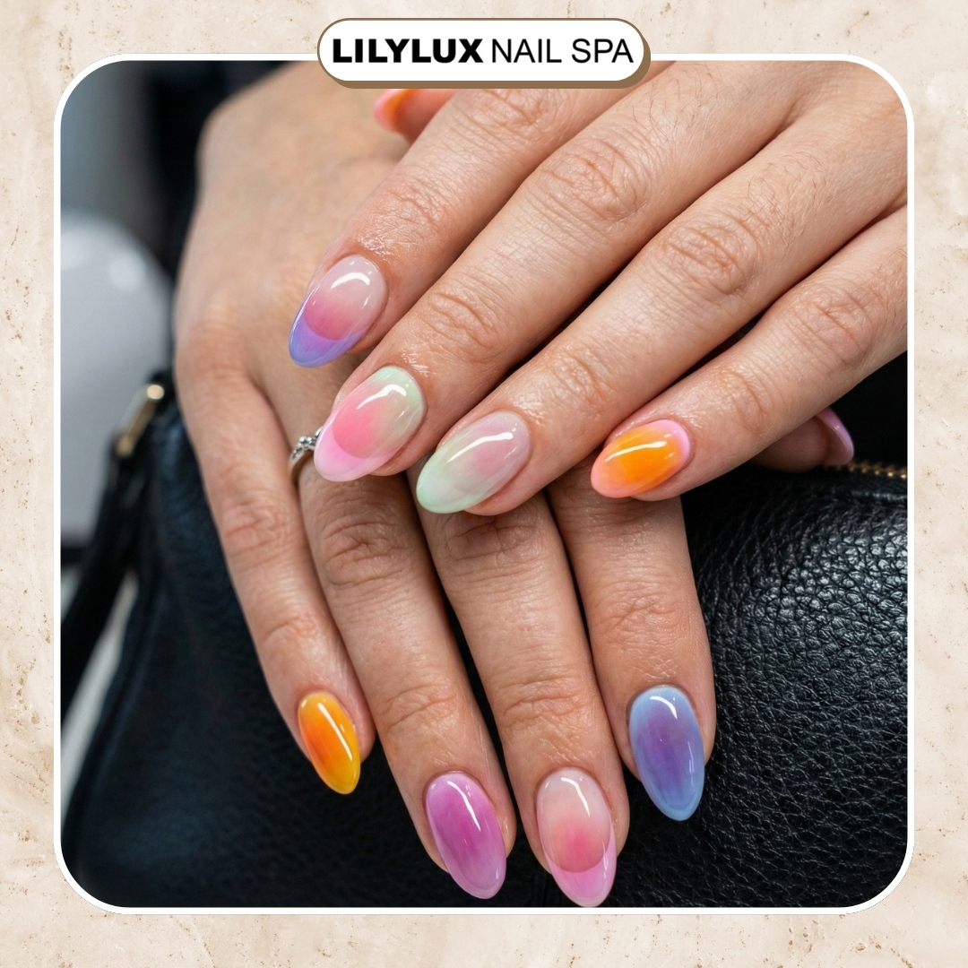 Nail art design at Organic Nails Orleans