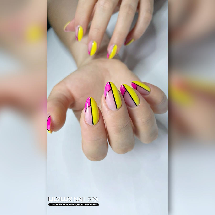 Nail art design at Organic Nails Orleans