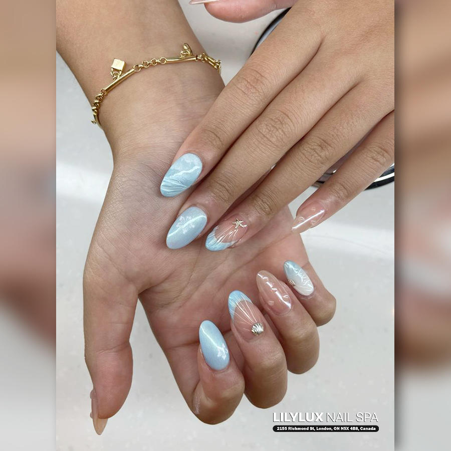 Nail art design at Organic Nails Orleans