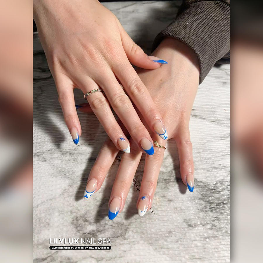 Nail art design at Organic Nails Orleans