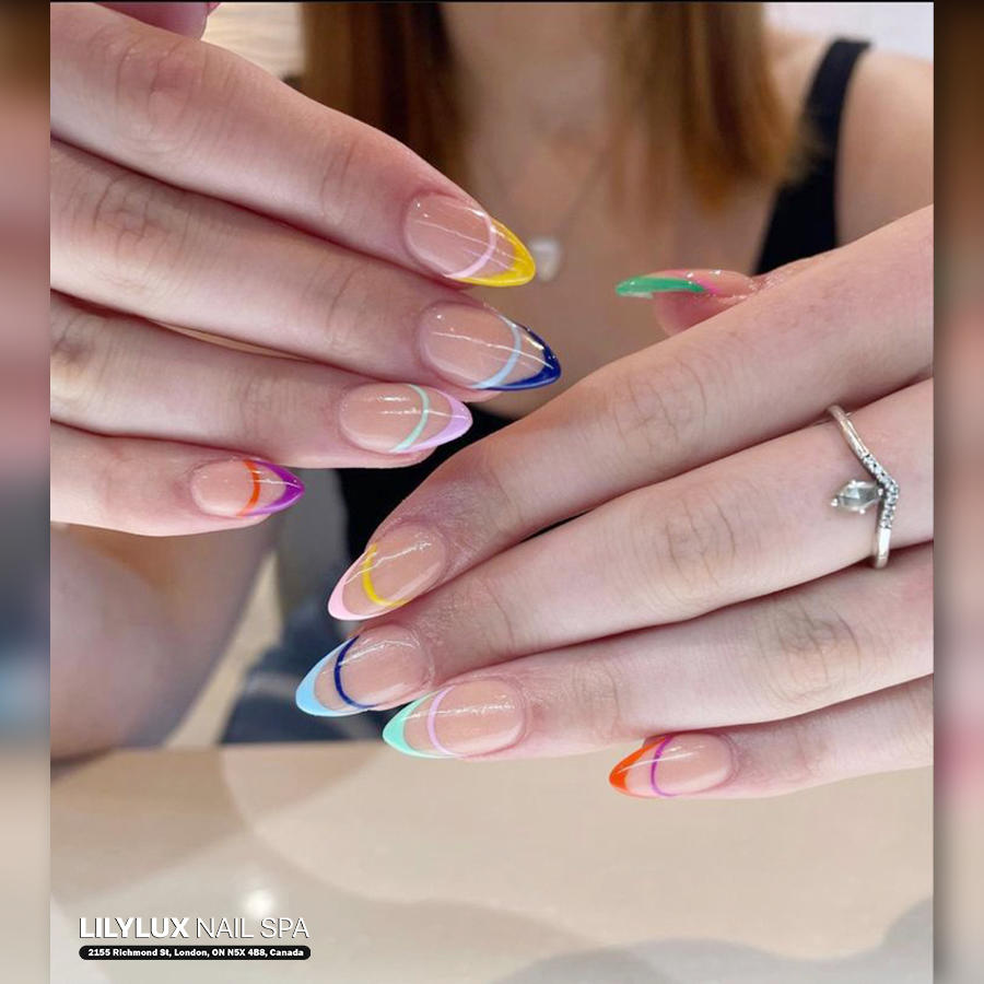 Nail art design at Organic Nails Orleans