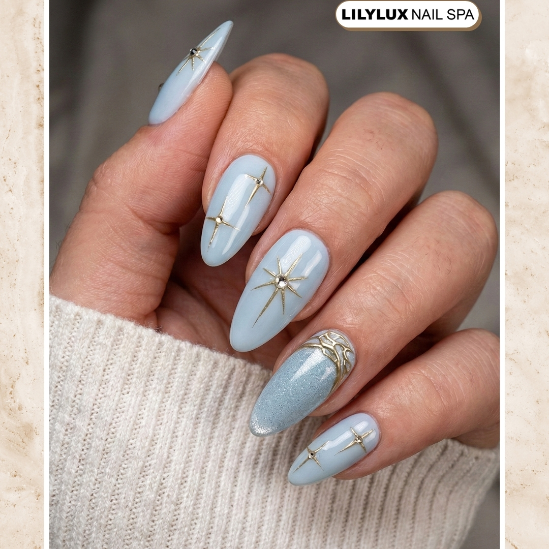 Nail art design at Organic Nails Orleans