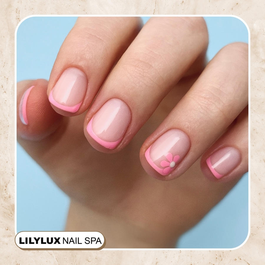 Nail art design at Organic Nails Orleans