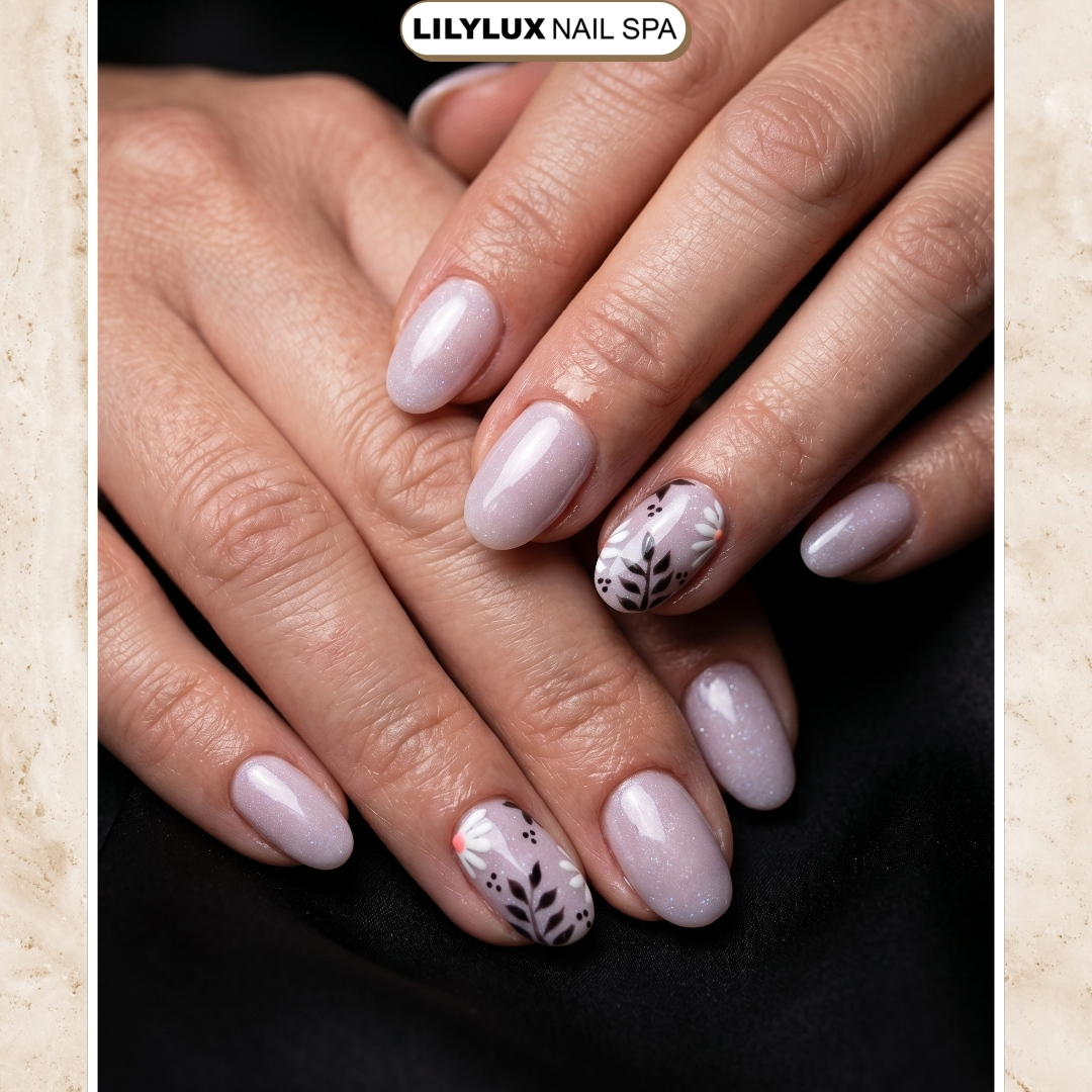 Nail art design at Organic Nails Orleans