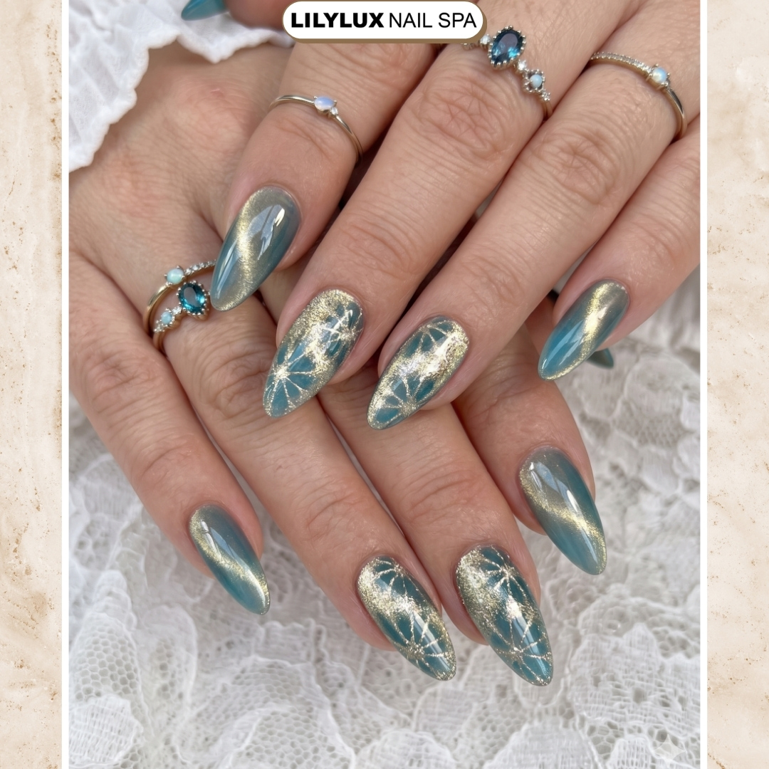 Nail art design at Organic Nails Orleans